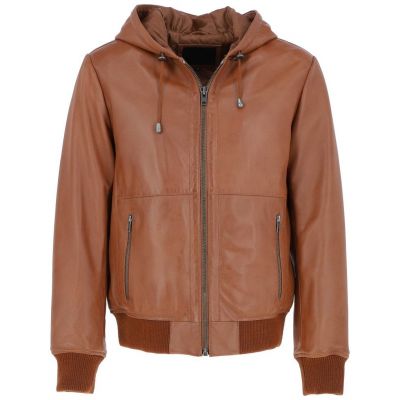 Leather Bomber Jacket