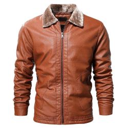 Men WInter Leather Jacket